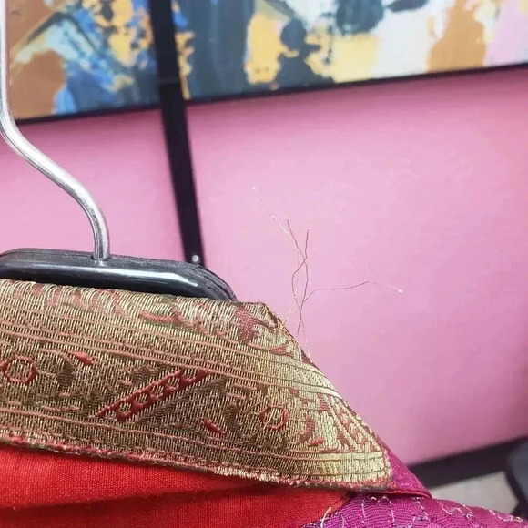 Chico's Patchwork Embroidered Jacket Size 1 - Picture 4 of 4